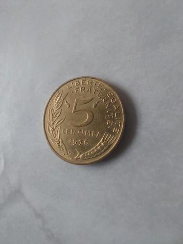 France,  5 centimes 1976