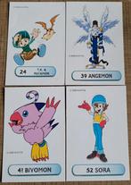 Digimon Digital Monsters: 4 verzamelstickers, Collections, Comme neuf, Bande dessinée ou Dessin animé, Enlèvement ou Envoi