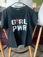 T-shirt girl power maat S, Ophalen of Verzenden, Zo goed als nieuw, Maat 36 (S), Zwart