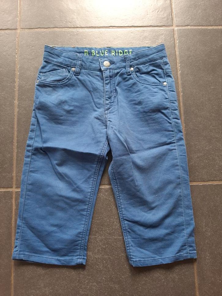 blauwe short met verstelbare band, Kinderen en Baby's, Kinderkleding | Maat 158, Gebruikt, Jongen, Broek, Ophalen of Verzenden