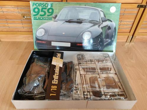 Fujimi Porsche 959 Blackstar 1:16 bouwmodel NIEUW, Hobby en Vrije tijd, Modelauto's | 1:5 tot 1:12, Zo goed als nieuw, Ophalen of Verzenden