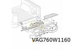 Volkswagen Amarok (9/10-) Achterbumper (bij PDC) (2ZZ chrome, Auto-onderdelen, Nieuw, Achter, Bumper, Verzenden