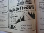 Hergé - advertentie Touring Club de Belgique 1928 - Harker's, Ophalen of Verzenden