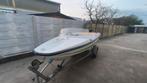 Motorbootje met 25pk Mercury Buitenboordmotor incl trailer, Watersport en Boten, Vis- en Consoleboten, Ophalen, 10 tot 30 pk, Gebruikt