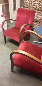 2 Fauteuils visiteurs, Ophalen, Gebruikt, Hout