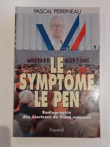 Livre "Le symptôme Le Pen" disponible aux enchères