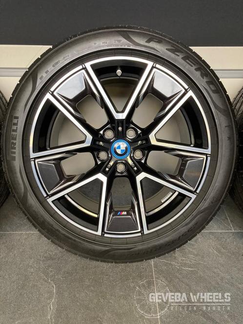18” originele BMW I4 G26 velgen + banden breedset 858M 5x112, Auto-onderdelen, Banden en Velgen, Banden en Velgen, Zomerbanden