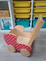 Poppenwagen hout, Ophalen, Gebruikt