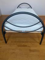 2 Lits 1 personne avec  matelas et sommiers., 90 cm, Enlèvement, Noir, Une personne