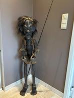 houten beeld Afrikaanse krijger, Antiek en Kunst, Ophalen