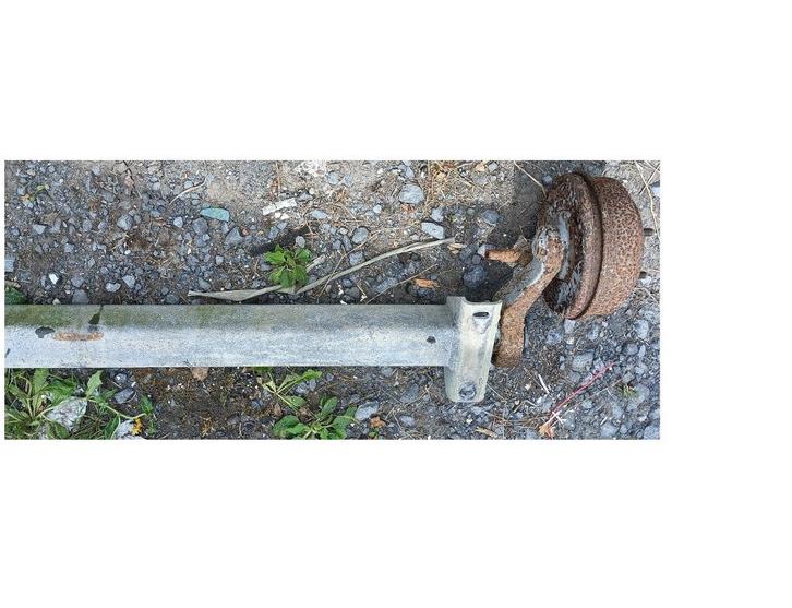 Geremde Aanhangwagen Torsieas 2st  120cm 1000kg, Auto diversen, Aanhangers en Bagagewagens, Gebruikt, Ophalen