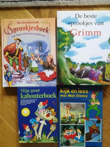 4 dikkere sprookjesboeken - Prijs=voor 4 samen beschikbaar voor biedingen