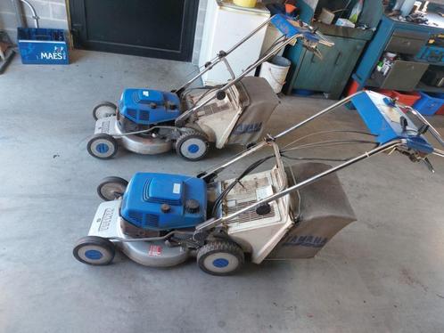 2x yamaha grasmaaier zelftrekker, Tuin en Terras, Grasmaaiers, Gebruikt, Benzine-grasmaaier, 40 t/m 49 cm, Cirkelmaaier, Opvangzak