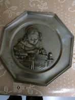 4 Antieke Tinnen Borden - Uniek en Verzamelwaard, Antiek en Kunst, Antiek | Tin, Ophalen