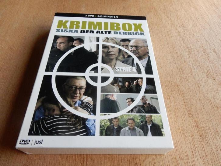 nr.1104 - Dvd box: krimibox serie 4, Cd's en Dvd's, Dvd's | Tv en Series, Zo goed als nieuw, Thriller, Boxset, Vanaf 16 jaar, Ophalen of Verzenden