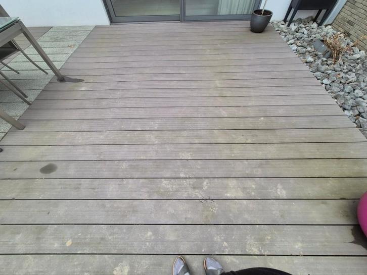 Terrasse bois 32 m², Jardin & Terrasse, Terrasses, Utilisé, Bois, Enlèvement