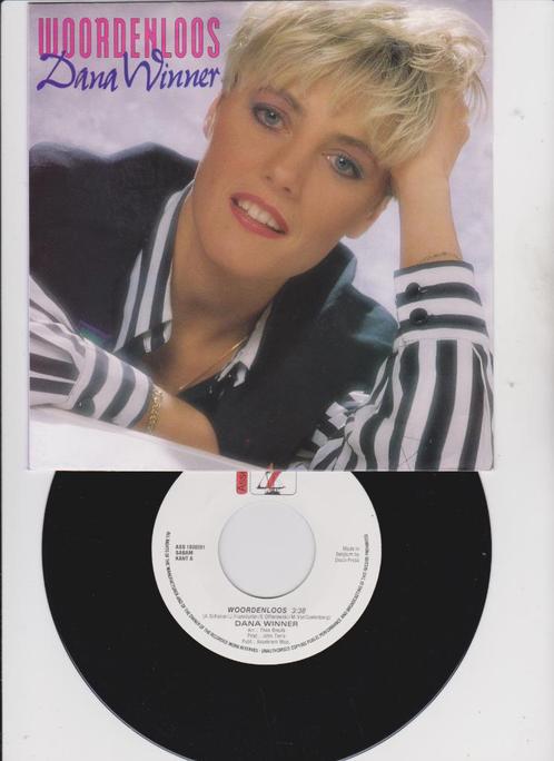 Dana Winner – Woordenloos  als NIEUW MINT, Cd's en Dvd's, Vinyl Singles, Zo goed als nieuw, Single, Nederlandstalig, 7 inch, Ophalen of Verzenden