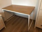 Tafel/bureau uit steigerhout en gelakt staal. Handcrafted, Huis en Inrichting, Ophalen, Zo goed als nieuw, Bureau