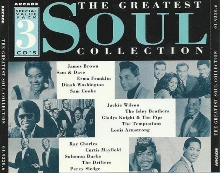 The Greatest Soul Collection - 3 x Cd Box = Mint, Cd's en Dvd's, Cd's | R&B en Soul, Zo goed als nieuw, Soul of Nu Soul, 1960 tot 1980