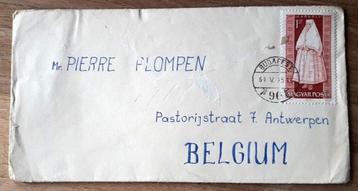 enveloppe verstuurd van Hongarije naar België beschikbaar voor biedingen