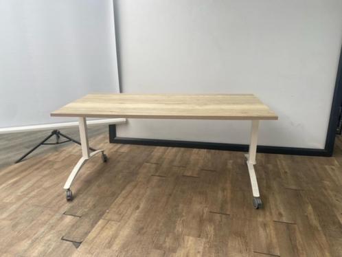 Verrijdbare/inklapbare tafel (wit), Computers en Software, Laptoptafels, Ophalen