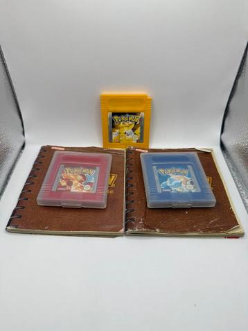 Pokémon Blue + Red + Yellow Version Nintendo GameBoy beschikbaar voor biedingen