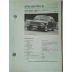 Opel Rekord D Vraagbaak losbladig 1972 #2 Nederlands, Boeken, Gelezen, Ophalen of Verzenden, Opel