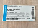 Ticket concert Mr Bowie - Ultimate tribute@Cirque royal, Collections, Enlèvement, Utilisé