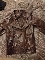 Lederen jas bruin hifa, Kleding | Dames, Ophalen of Verzenden, Bruin