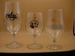 set 3 bierglazen Moeder Overste Vals Paterke Gulden Spoor, Comme neuf, Enlèvement ou Envoi, Verre à bière