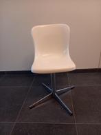 Vintage draaistoel wit, Huis en Inrichting, Stoelen, Ophalen, Overige materialen, Gebruikt, Wit