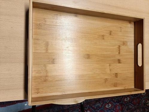 Dienplateau in bamboe, Huis en Inrichting, Woonaccessoires | Dienbladen, Ophalen of Verzenden