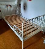 Bed meegroei bed Minnen Ikea met lattenbodem (130-200 cm), Gebruikt, Lattenbodem, 160 tot 180 cm, 85 tot 100 cm