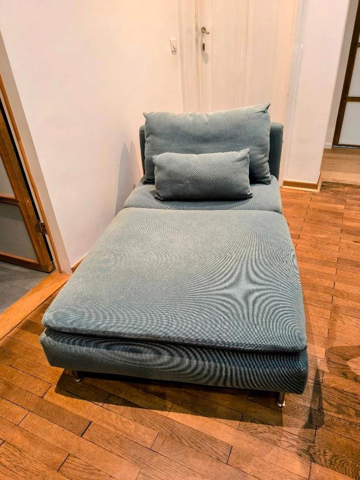 Méridienne IKEA SÖDERHAMN (sofa), Maison & Meubles, Canapés | Sofas & Chaises Longues, Utilisé, Une personne, Tissus, Enlèvement