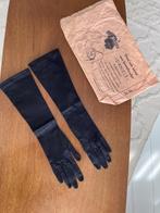 Vintage retro lange handschoenen zwart, Ophalen of Verzenden, Dames