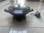 wok electrique  vendu encore 79.90 chez krefel, Ophalen of Verzenden, Zo goed als nieuw, Wok