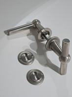 Complete deurklinken set in geborsteld rvs, Doe-het-zelf en Bouw, Deuren en Vliegenramen, Ophalen