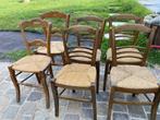 Chaises assise en paile, Maison & Meubles, Chaises, Enlèvement, Bois, Rustique, Cinq, Six Chaises ou plus