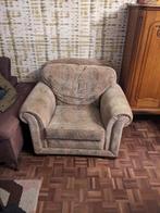 Brede eenzit zetel, Huis en Inrichting, Minder dan 150 cm, Rechte bank, Gebruikt, Vintage