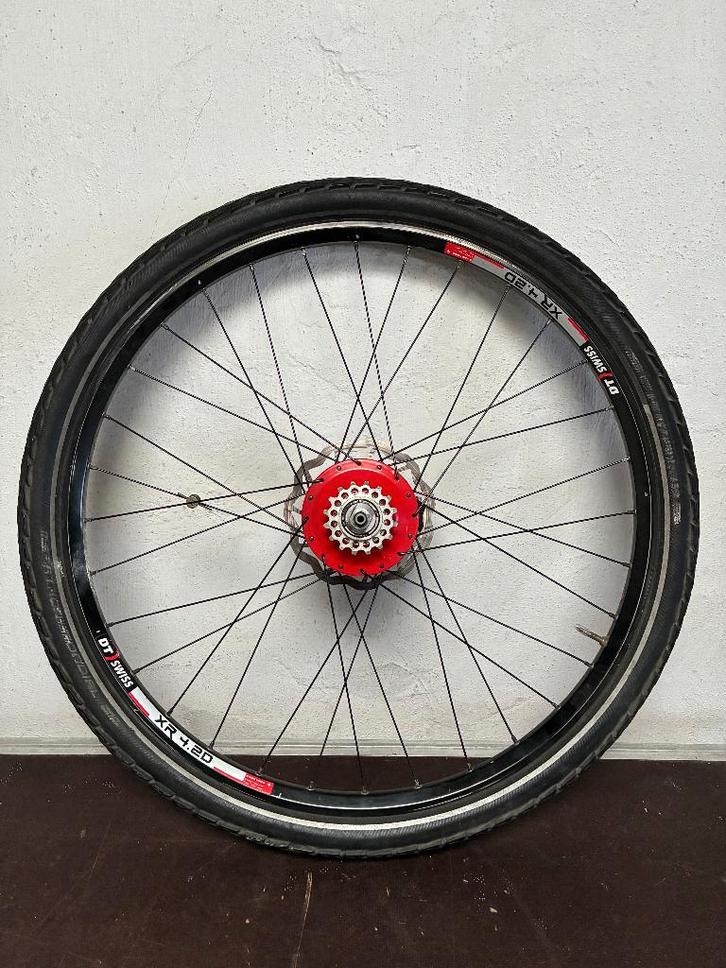 Rohloff Speedhub 500/14 achterwiel — 26” — DT Swiss XR 4.2, Fietsen en Brommers, Fietsonderdelen, Zo goed als nieuw, Algemeen