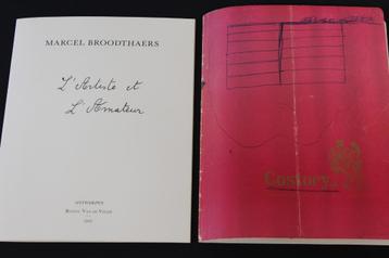 Marcel Broodthaers – L’Artiste et l’Amateur - Fac Similé beschikbaar voor biedingen