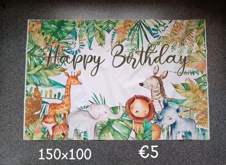 Verjaardagsfeestje, Hobby en Vrije tijd, Feestartikelen, Ophalen of Verzenden