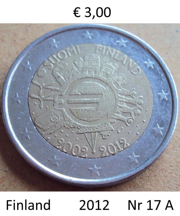 2 Euromunten Finland, Postzegels en Munten, Munten | Europa | Euromunten, Losse munt, 2 euro, Finland, Ophalen of Verzenden
