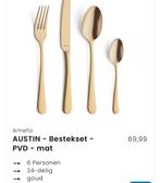 Amefa gouden bestekset, Enlèvement, Comme neuf, Ensemble de couverts