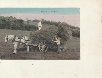 carte postale ancienne de Horse and Charrette, voir photos,, Envoi, Avant 1920, Non affranchie, Cheval