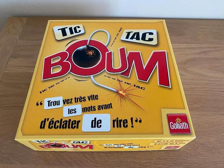 Jeu Tic Tac Boum, Hobby & Loisirs créatifs, Jeux de société | Jeux de plateau, Utilisé, 1 ou 2 joueurs, Trois ou quatre joueurs