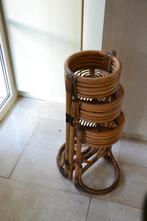 Rotan boho bamboo plantenstandaard, Antiek en Kunst, Curiosa en Brocante, Ophalen