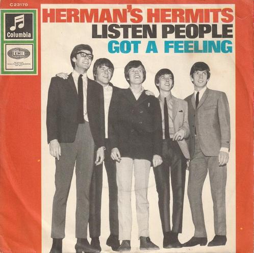 Herman's Hermits - Listen people - %, Cd's en Dvd's, Vinyl Singles, Gebruikt, Single, Pop, 7 inch, Verzenden