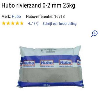 Zand - zandzakken voor mortel beschikbaar voor biedingen