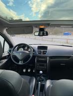 Peugeot 207 - féline - 118.000klm - 1.6 essence - 05/2008 -, Auto's, Peugeot, Voorwielaandrijving, Zwart, 4 cilinders, Leder